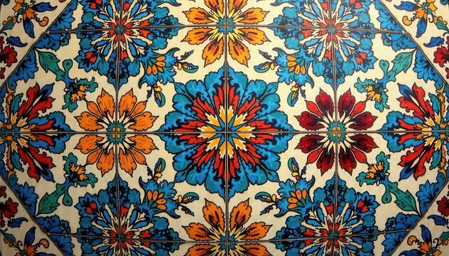 Moroccan-inspired tile with intricate geometric patterns , patterns, tile, geometric