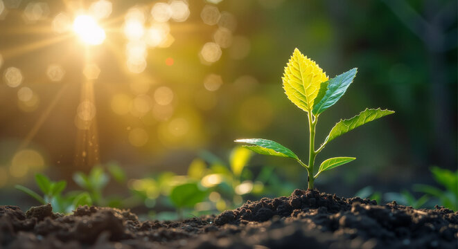 the sprout  of the young teers