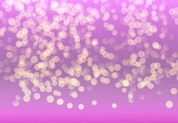 Abstract bokeh lights with light purple background, beautiful bokeh from water droplets 