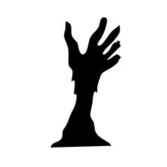 Fototapeta premium silhouette monster hands 