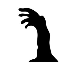 silhouette monster hands
