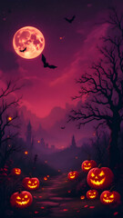Halloween background illustration