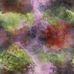 Multicolour space dyed marble seamless art texture background. Vivid mottled marl effect ombre home decor design. For tie dye and surface fashion all over backdrops.