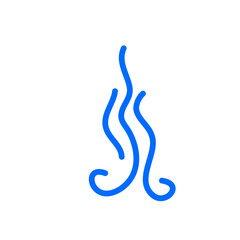 line art minimalist waterfall
