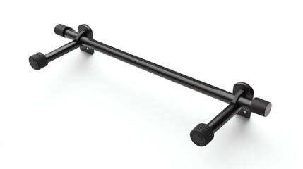 Black Pull-Up Bar Designed for Home Fitness Routines and Strength Training Exercises in Various Workout Settings