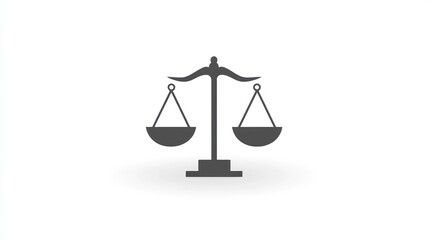 Simple Justice Scales Icon