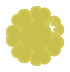 flower yellow vector decoration