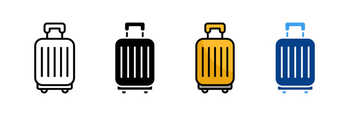 Baggage  Icon Set Multiple Style Collection