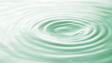 Abstract Green Water Ripples Close Up Macro Photography