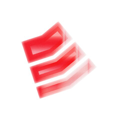 Vibrant Gradient Glass Icon – Glossy and Versatile Symbol for Modern Design