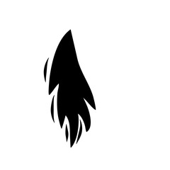 Fototapeta premium Horse tail icon Vector 