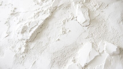 Obraz premium Close Up of White Powder Texture Background