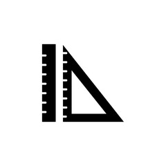 Ruler glyph icon