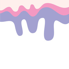 pastel colored candy drip
