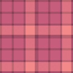 Retro Smoky Dark Mauve Seamless Tartan Textile Design