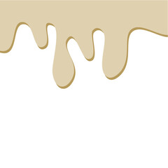 Beige liquid substance