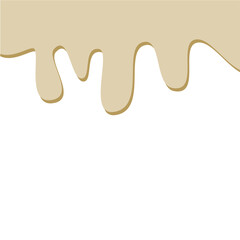 Beige liquid substance