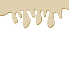 Beige liquid substance