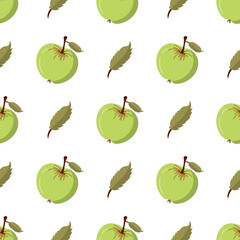 Red apple with a leaf isolated on white [преобразованный]