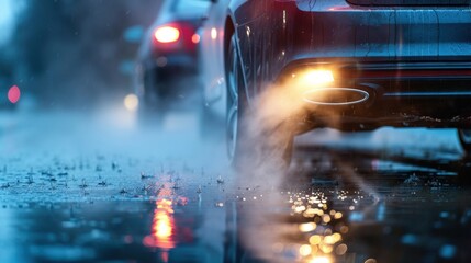 Fog Lamp: A car light with a soft, grayish beam designed to improve visibility during foggy or misty conditions, ensuring safer driving in challenging weather.
