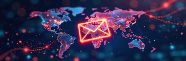 High speed email transmission, worldwide connectivity, messaging, swift