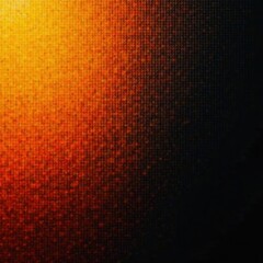 Grainy orange to black ombre, high contrast, abstract , illustration, black, halloween