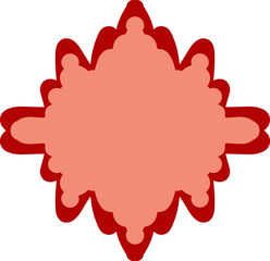 floral pink background photo frame