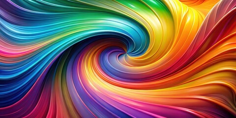 Vibrant colorful swirling shapes blending harmoniously in a mesmerizing abstract background , shape, design,  shape