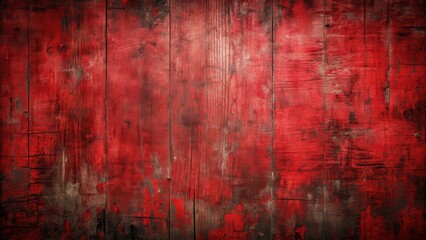 Obraz premium Vintage red overlay effect on a scratched surface black and red