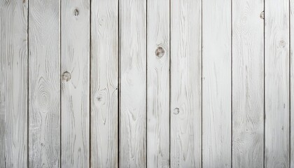 Naklejka premium White Wood Texture Background Wide Wooden Plank Panel Pattern, Offering a Rustic, Natural Aesthetic for Digital Art, Home Decor, or Design Inspiration.