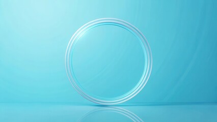 Gradient Loop Pattern with Light Blue Background , looping animation, minimalist,  looping animation, minimalist
