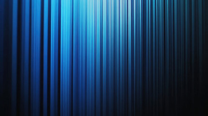 Obraz premium Blue vertical lines on a black background, with a gradient and blurred effect
