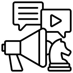 Media Strategy Icon