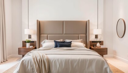 Modern and Cozy Bedroom Design with Elegant Minimalist Style