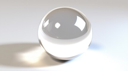 Abstract Sphere on Light Background