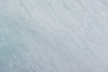 Abstract texture of frost on car glass.