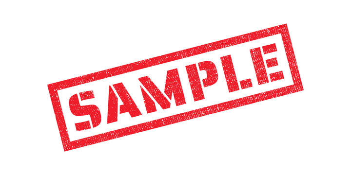 sample red stamp grunge