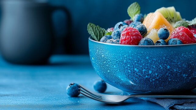 Summer fruit medley, including berries and fruits an ideal combination of nutrients, vitamins and antioxidants. Healthy snack concept.