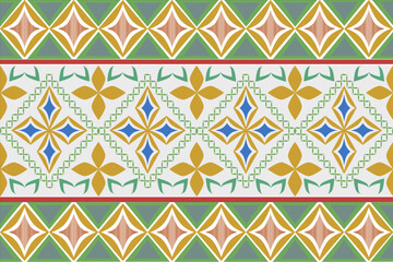 seamless geometric pattern with geometric elements