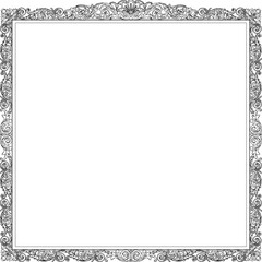 vector illustration sketch design frame ornament decoration classic vintage ethnic traditional