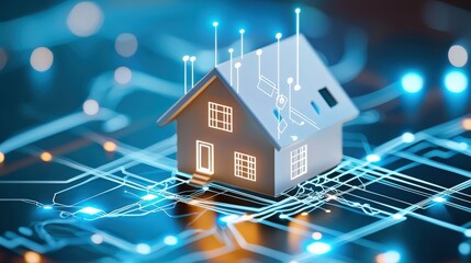 A concept home with integrated AR and AI for efficiency