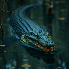 Fototapeta premium close up of a lizard