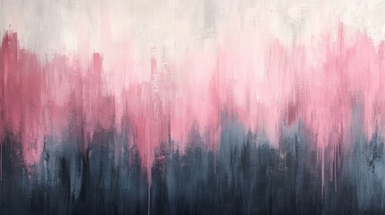 A beautiful abstract painting with vertical brushstroke patterns and colors