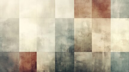 Fototapeta premium A checkered arrangement of various colors and textures arranged systematically