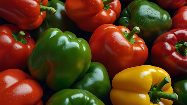 pepper, food, vegetable, red, paprika, peppers, green, isolated, fresh, healthy, vegetables, sweet, yellow, bell, vegetarian, tomato, ingredient, diet, white, organic, capsicum, ripe, spice, raw, frui