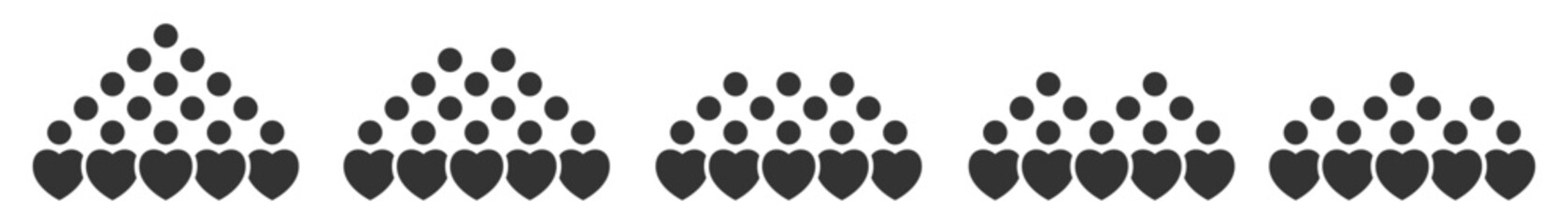 People Icons Line Work Group Team Business, People Vector Icon, Group Of People Icon, Team People Icon, Persons Symbol,