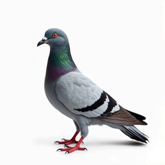 Naklejka premium Regal Pigeon Portrait