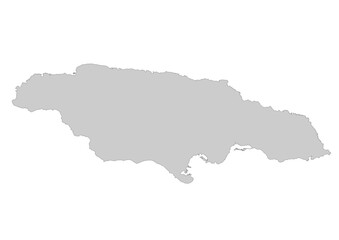 map of jamaica