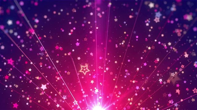 Star lights particle background loop, Also good background for scene and titles, logos.