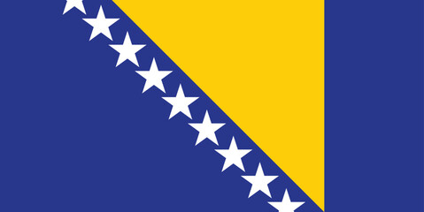 Fototapeta premium flag of Bosnia and Herzegovina